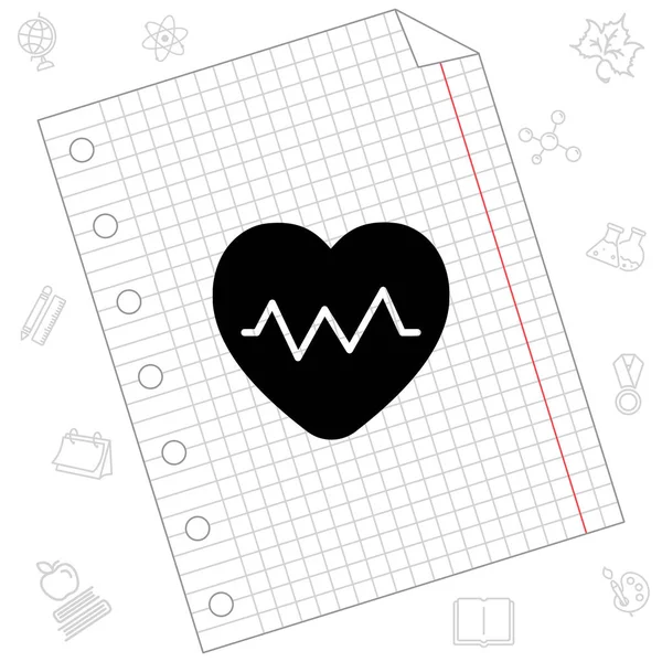 Web εικονίδιο καρδιά — Διανυσματικό Αρχείο