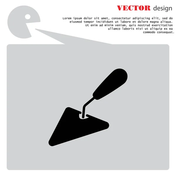 Icono web llana — Vector de stock