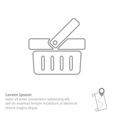 Alışveriş sepeti simgesi