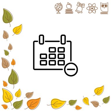 Takvim satırı simgesi