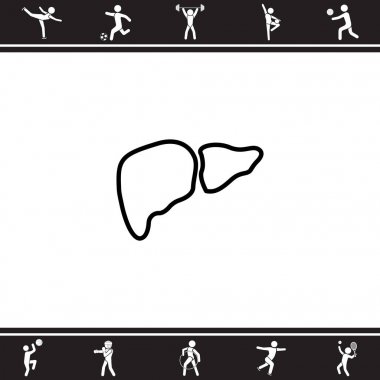 İnsan karaciğer simgesi