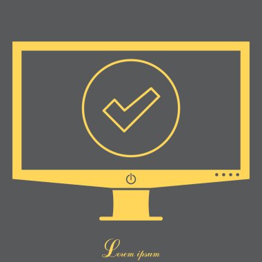 onay kutusunu satırı simgesi 