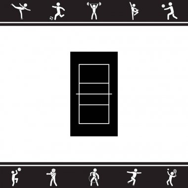 Voleybol alan simgesi