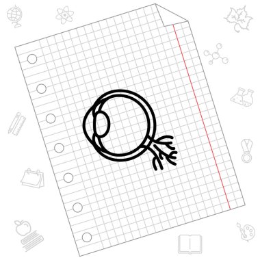 Göz küresi web simgesi