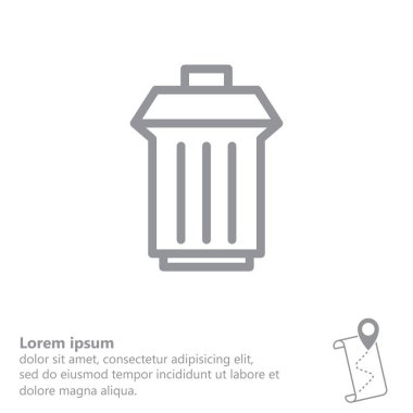 çöp kutusu simgesini