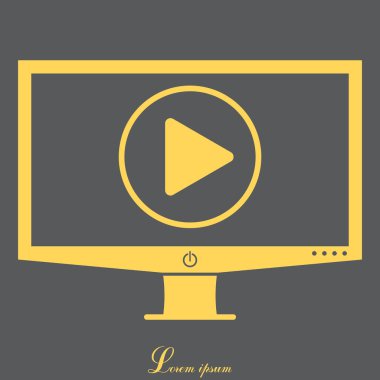 düğme web simgesi oynamak