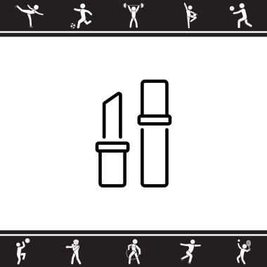 Ruj çizgisi simgesi