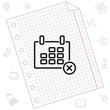 Takvim satırı simgesi