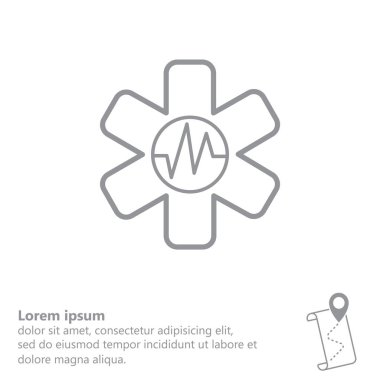 Ambulans amblemi simgesi