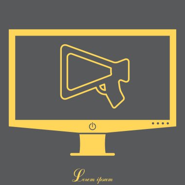 Hoparlör satırı simgesi