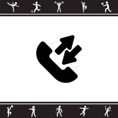  Giden arama Web simgesi