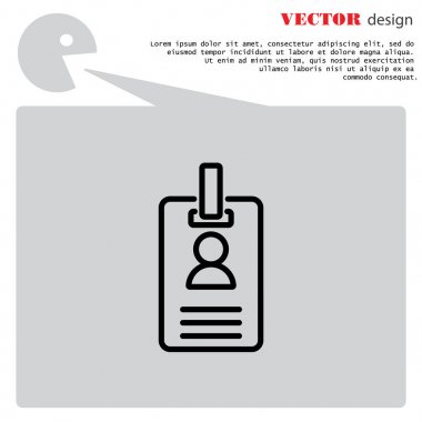 İş boş kimlik kartı toka ile