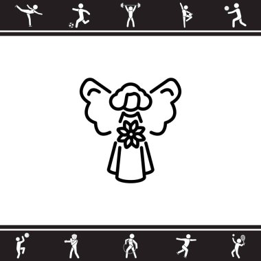 Melek çiçek simgesi olan