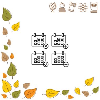 Takvim satırı simgesi