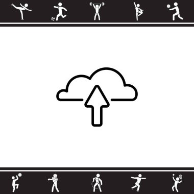 bulut upload simgesini