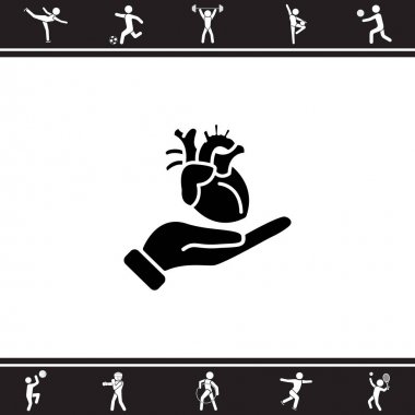 insan kalbinde el simgesi