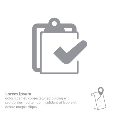 Denetim listesi satırı simgesi