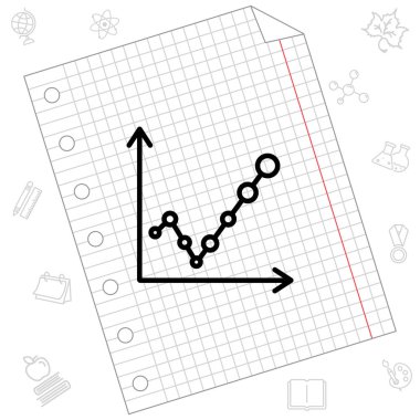 İş grafiği web satırı simgesi