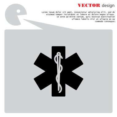 Ambulans amblemi simgesi