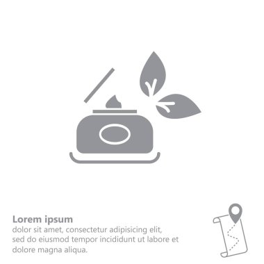 krem satırı simgesi