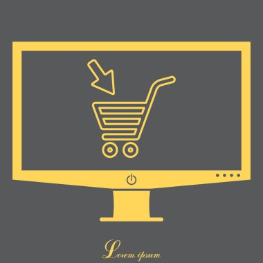 Alışveriş arabası simgesi