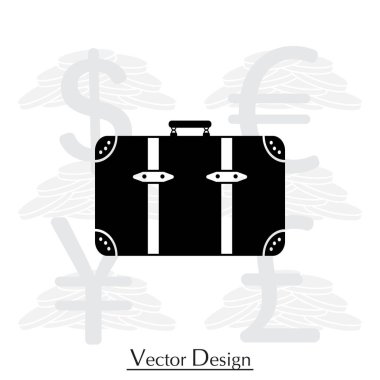 Bagaj vektör simgesi