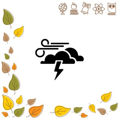 Fırtınalı hava simgesi