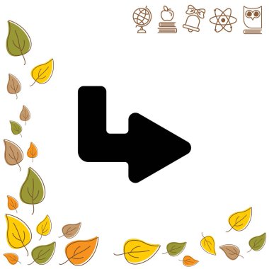 Sağ ok düz simgesi 