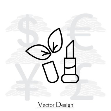 Ruj çizgisi simgesi