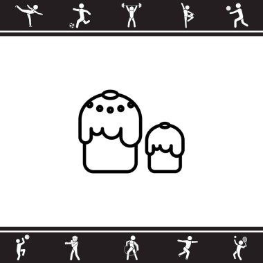 Paskalya kek simgesi