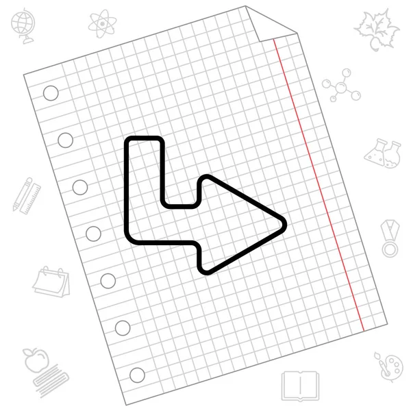 Sağ ok düz simgesi 