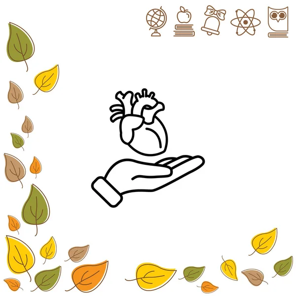 insan kalbinde el simgesi