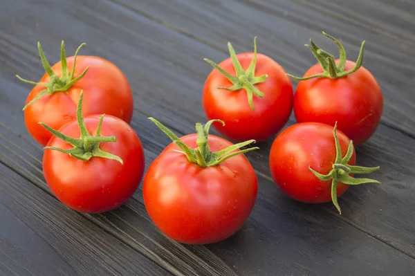 Taze olgun domatesler
