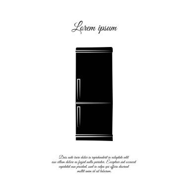 Buzdolabı düz simgesi