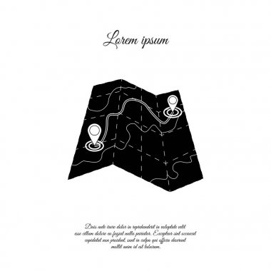 harita daire simgesi