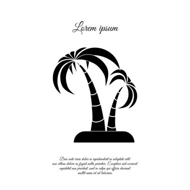  palmiye ağaçları simgesi