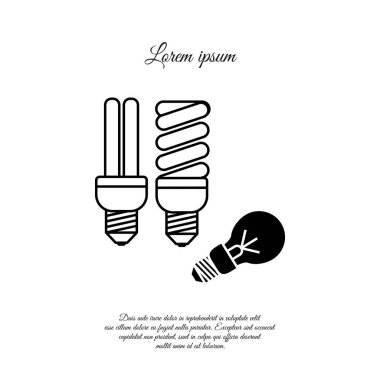 Enerji tasarruflu lamba simgesi