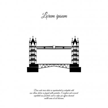 Tower Bridge. London Bridge simgesini