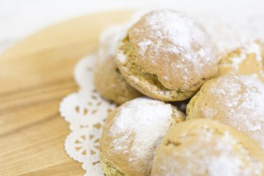 Taze pişmiş bisküvi yağmurlama ile Görünümü Kapat