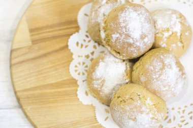 Taze pişmiş bisküvi yağmurlama ile Görünümü Kapat