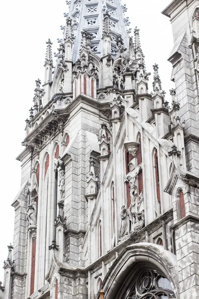 Igreja Católica Fachada Igreja Católica Catedral São Nicolau Kiev — Fotografia de Stock