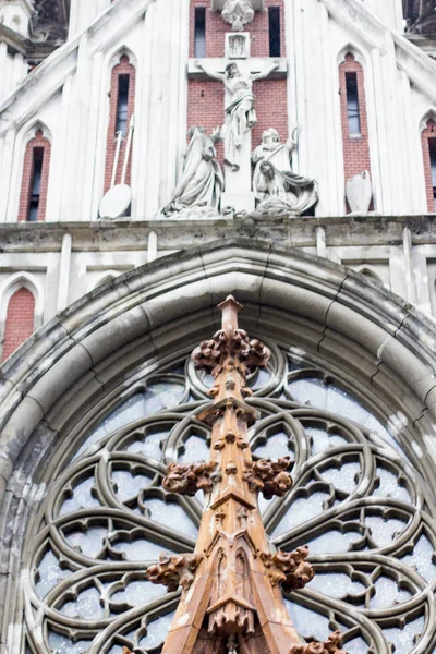 Catholic church. The facade of the Catholic church. Cathedral of St. Nicholas in Kiev