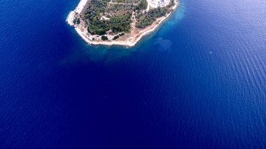 Atina yukarıda endüstriyel Adası Yunanistan psitaleia