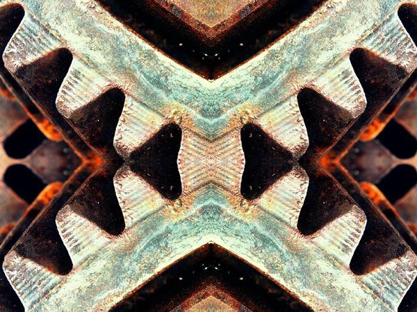 Old rusty gear background