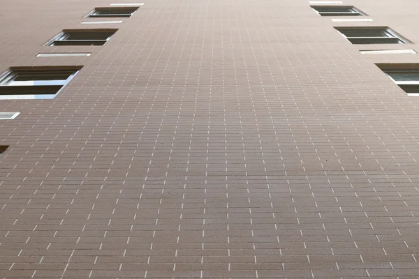 Brown brick wall closeup — Stock Photo, Image