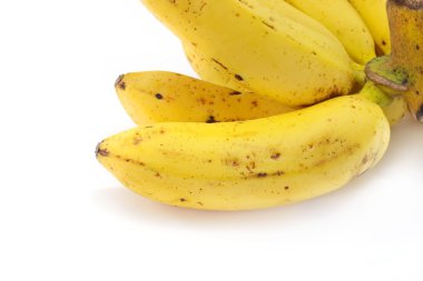 Beyaz arka plan closeup izole muz