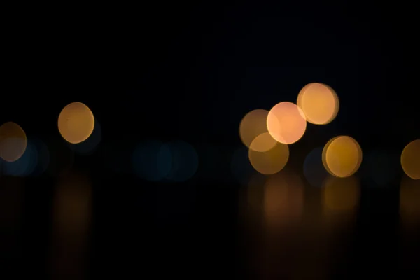 Abstract urban night light bokeh — Stock Photo, Image