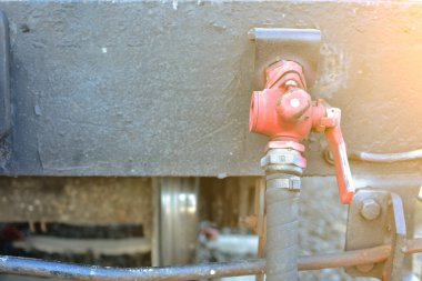 Vanaları petrol el ile tren.