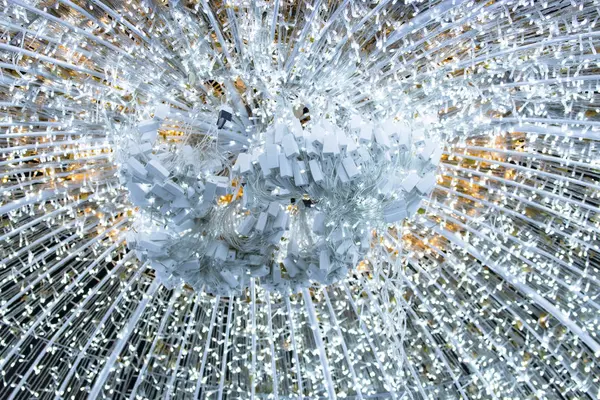 Gecenin Festivali ışık dekorasyon.