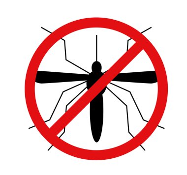 İşareti Stop sivrisinek 
